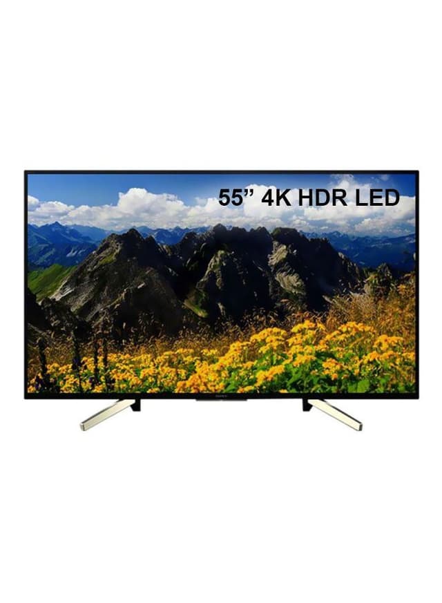 4K Smart LED TV 55 Inch With Android System, WiFi Connection, 3 HDMI and 2 USB Inputs KD-55X7500H Black - WE Offer (100 GB Free for 3 Months) KD-55X7500H Black