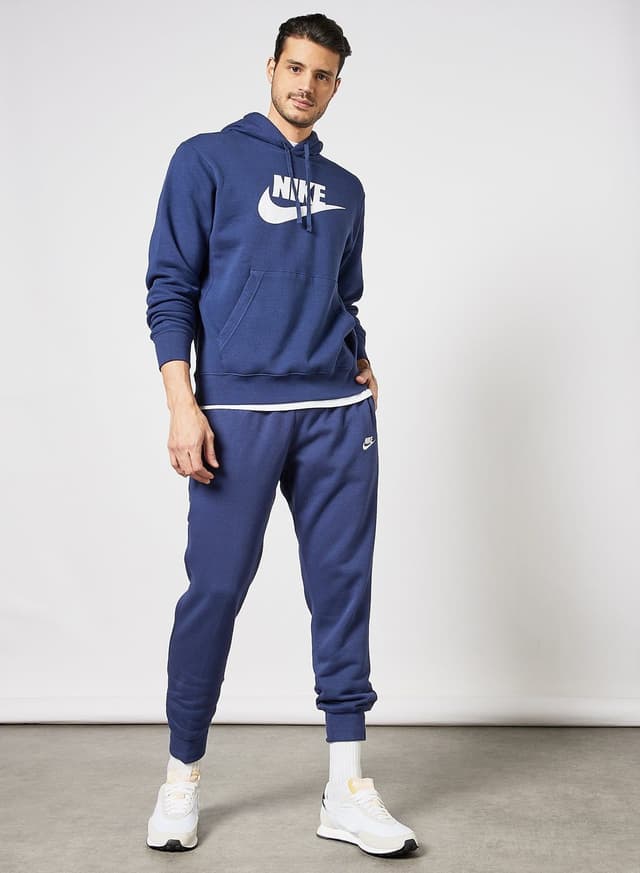 Sportswear Club Graphic Hoodie Blue